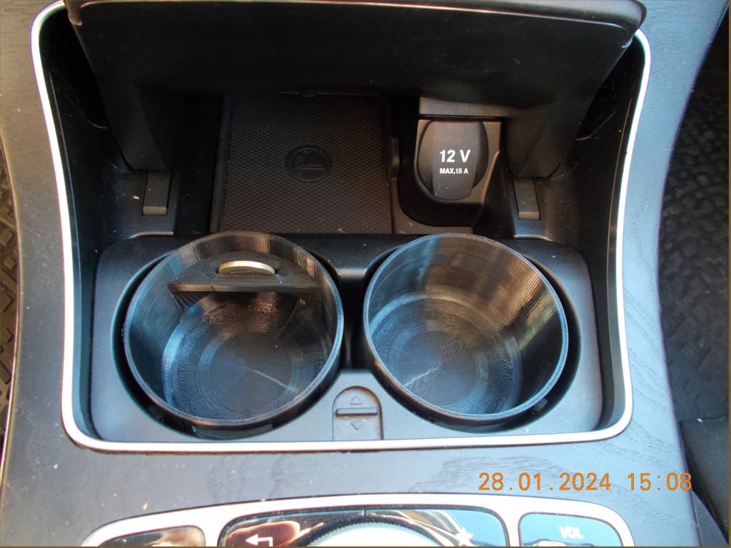 Illuminated Cupholder Storage Inserts