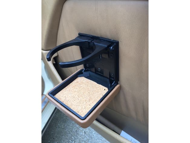 Door-Mounted Cup-Holder Hinge Base