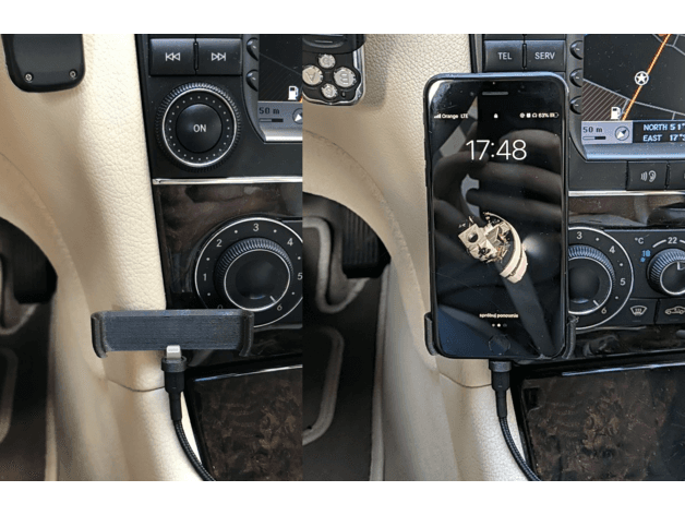 Center-Console Phone Holder Set