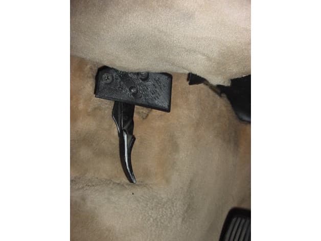 Bonnet-Release Lever Trim Panel