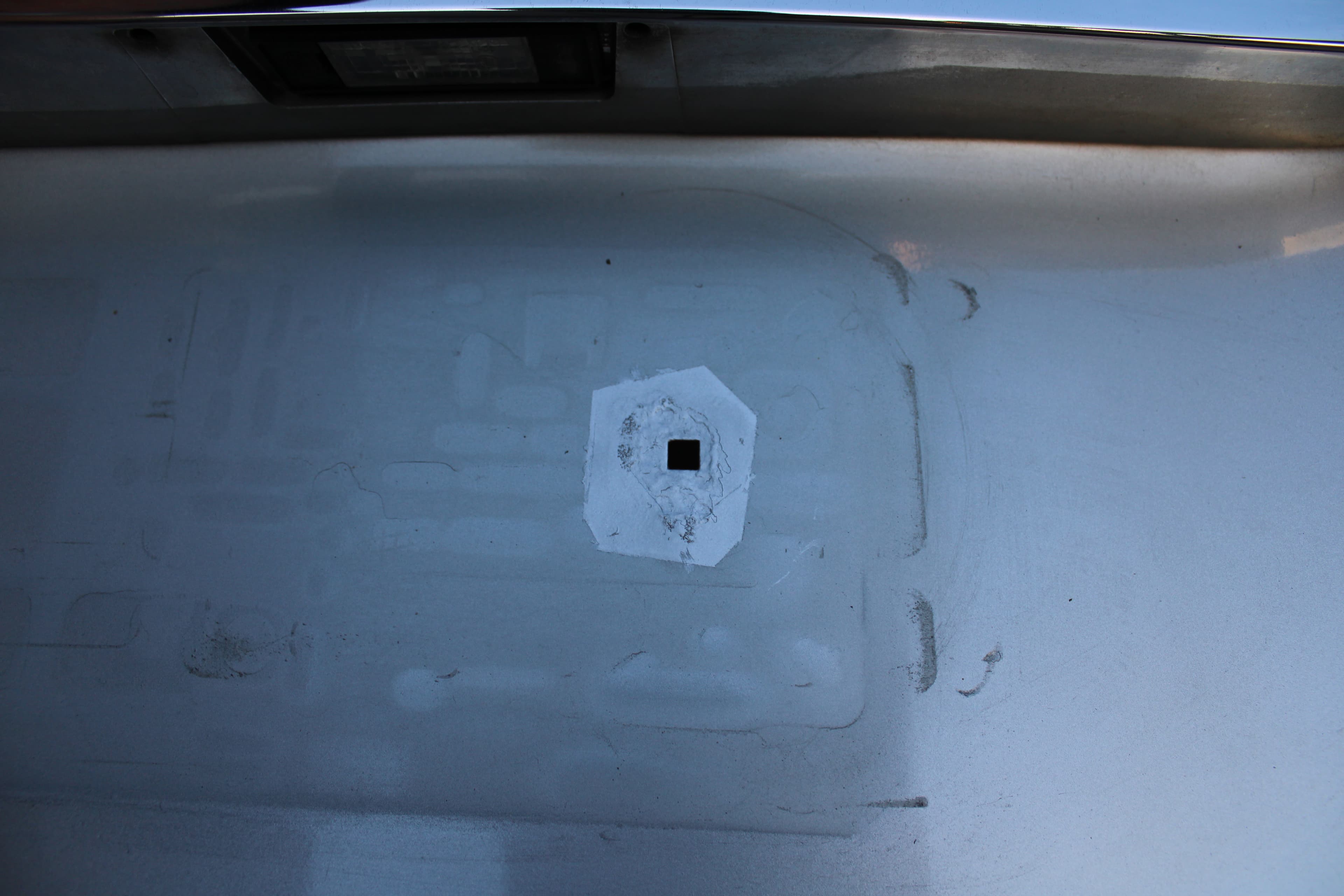 Rear Number-Plate Mounting Dowel