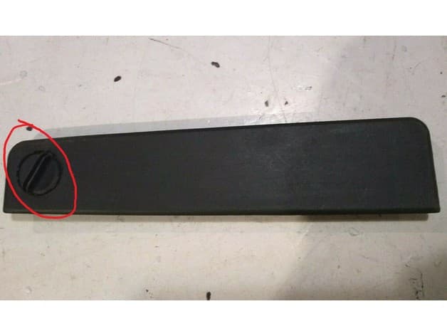 High-Mounted Stop-Lamp Access Knob