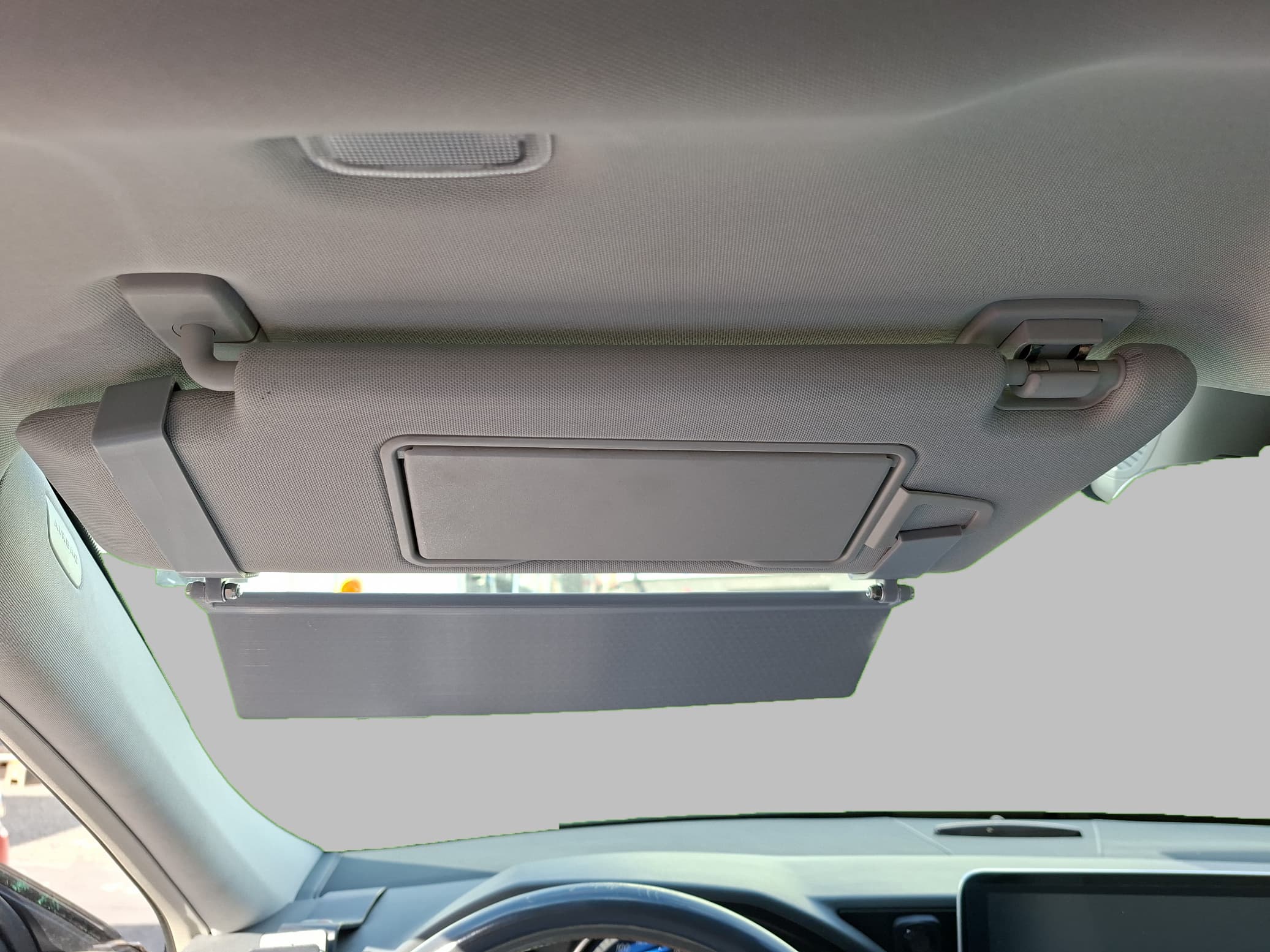 Folding Sun-Visor Extension