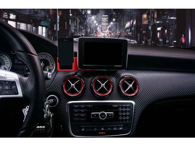 Display-Side Phone Holder