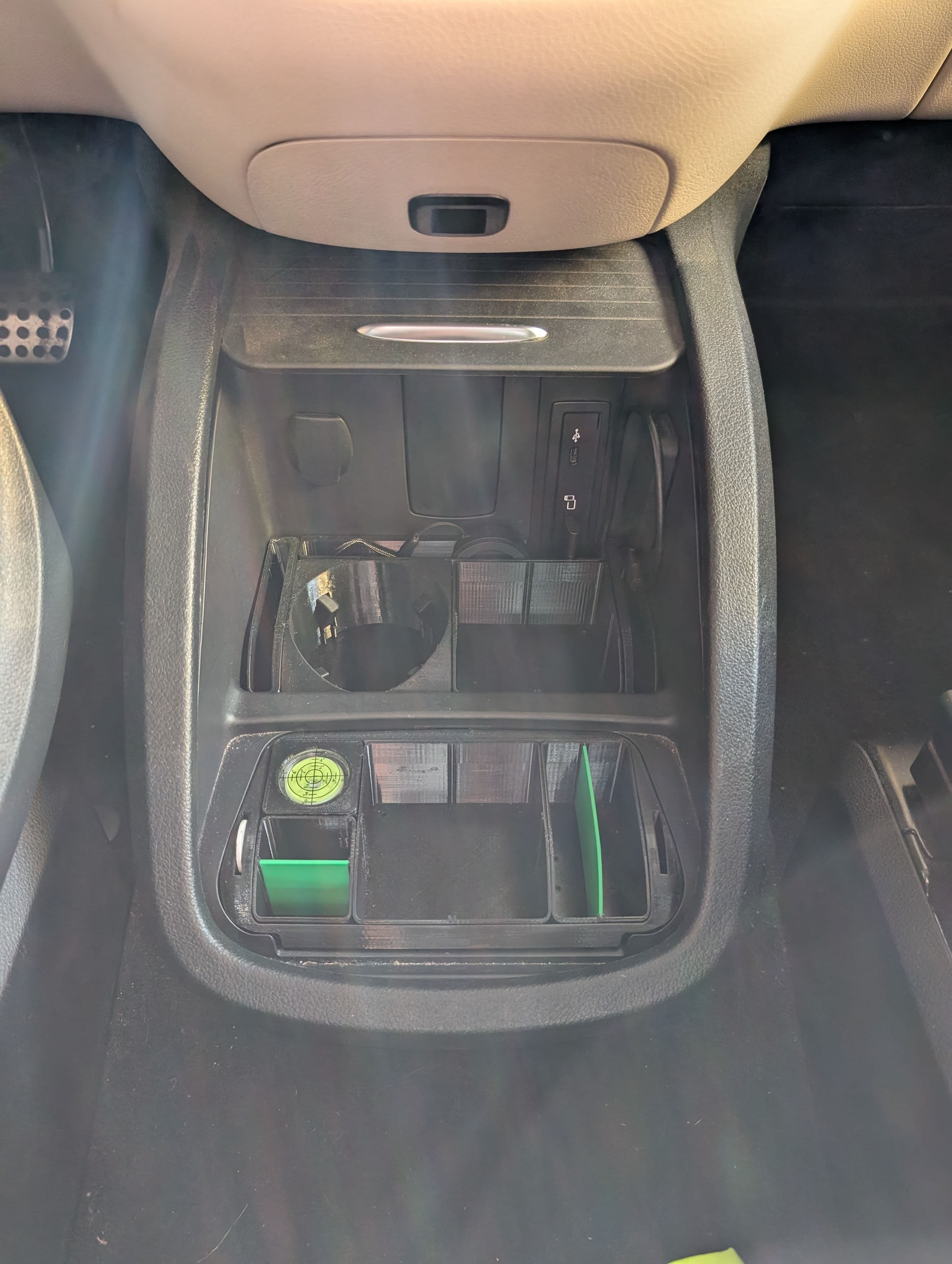 Modular Console Cupholder and Storage System
