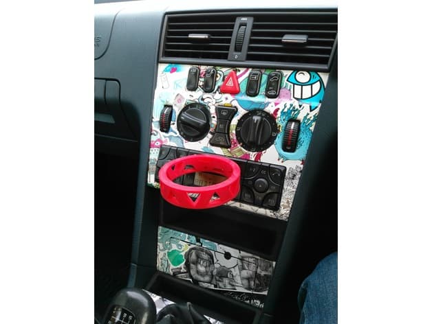 Cassette-Slot Cup Holder