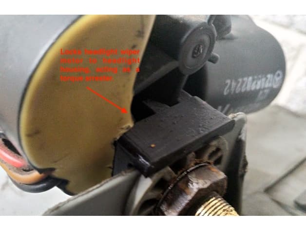 Headlamp-Wiper Motor Shaft Lock Set