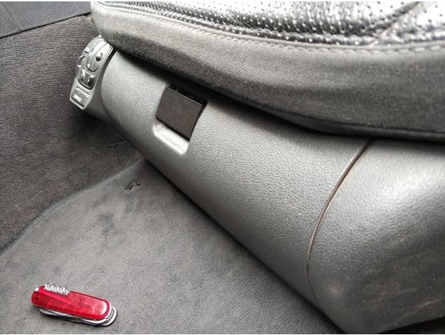Under-Seat Storage Handle